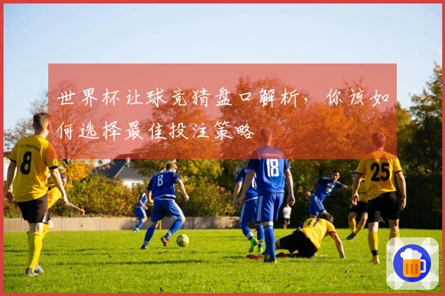 世界杯让球竞猜盘口解析，你该如何选择最佳投注策略